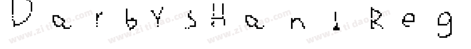 DarbysHand Regular字体转换